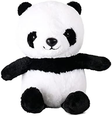Panda Plush Toy 20 cm - Soft Stuffed Animal Toy - Cute Black & White Bear | 413-1 - Toys & Games - Lebanon