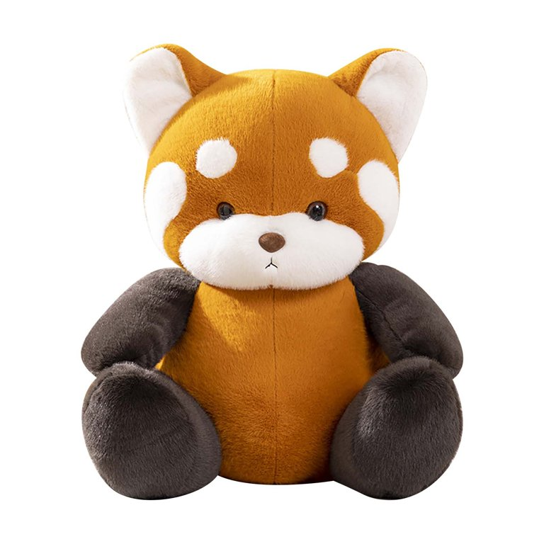  Red Panda Plush Toy 40 cm - Soft Stuffed Animal - Cute Orange & Brown Forest Toy | 413-1 - Toys & Games - Lebanon