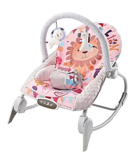 Baby Rocker Chair with Music & Soft Toys - Lion Theme | 27269 - Home & Kitchen - Lebanon
