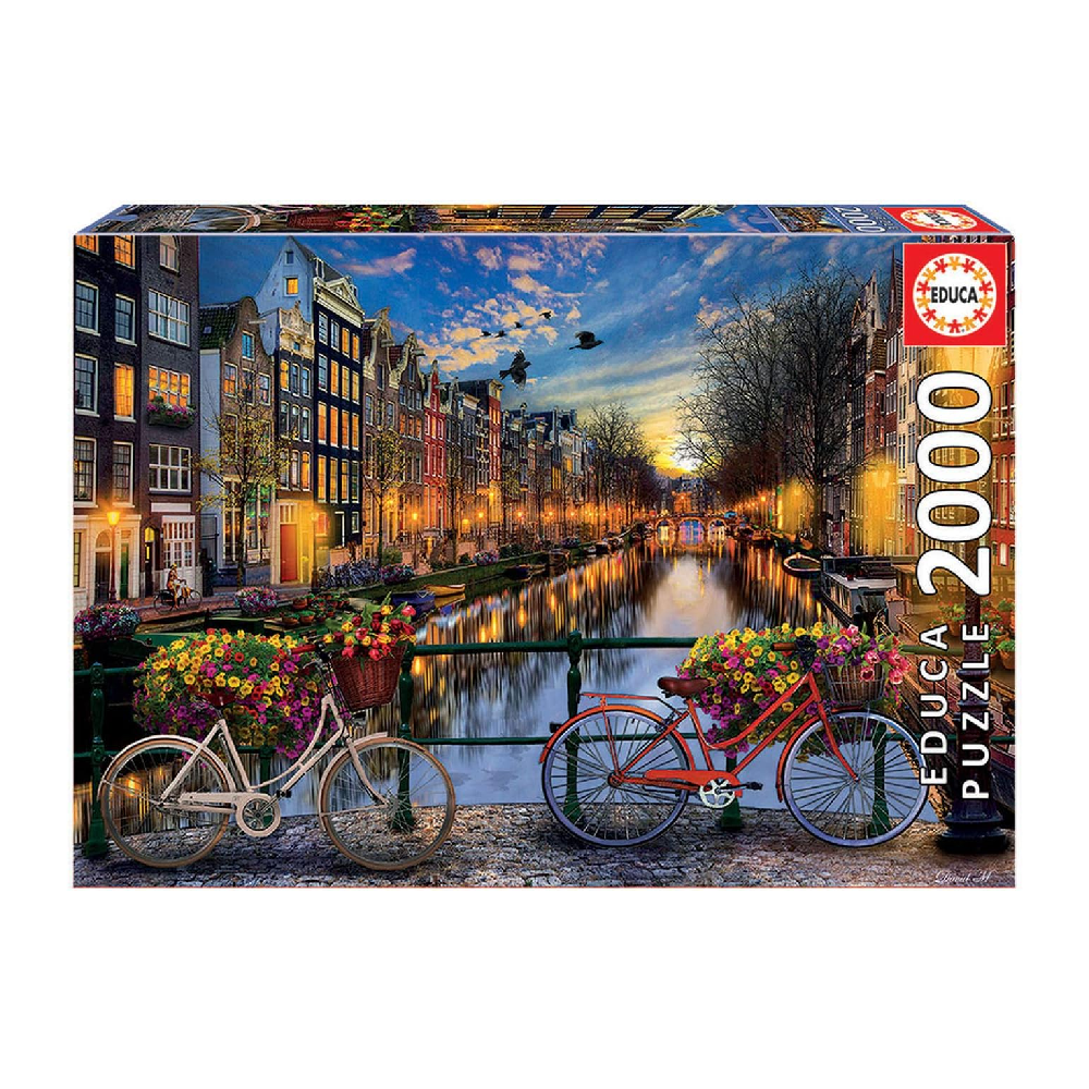 Educa Educa Amsterdam Evening Canal Puzzle – 2000 Pieces | 17127 - Toys & Games - Lebanon