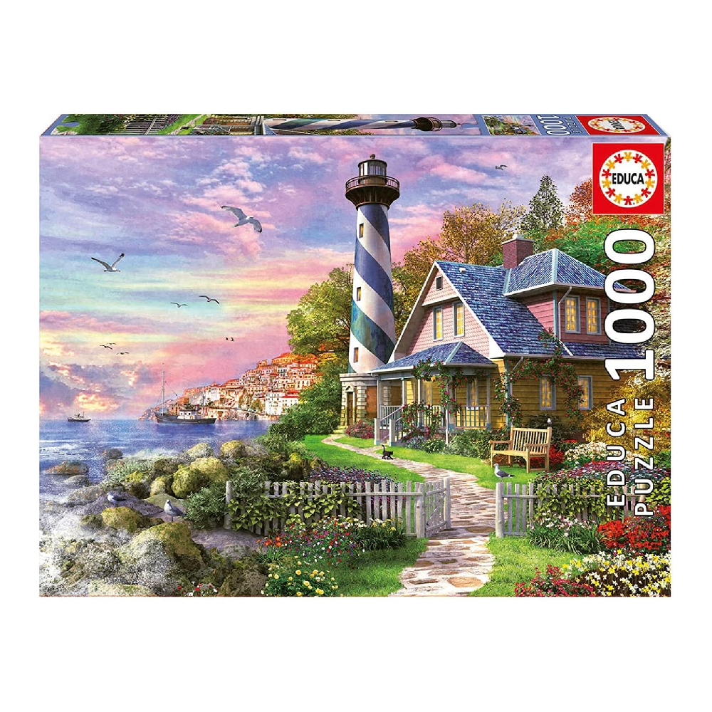 Educa Educa Lighthouse Cottage Puzzle – 1000 Pieces | 17740 - Toys & Games - Lebanon