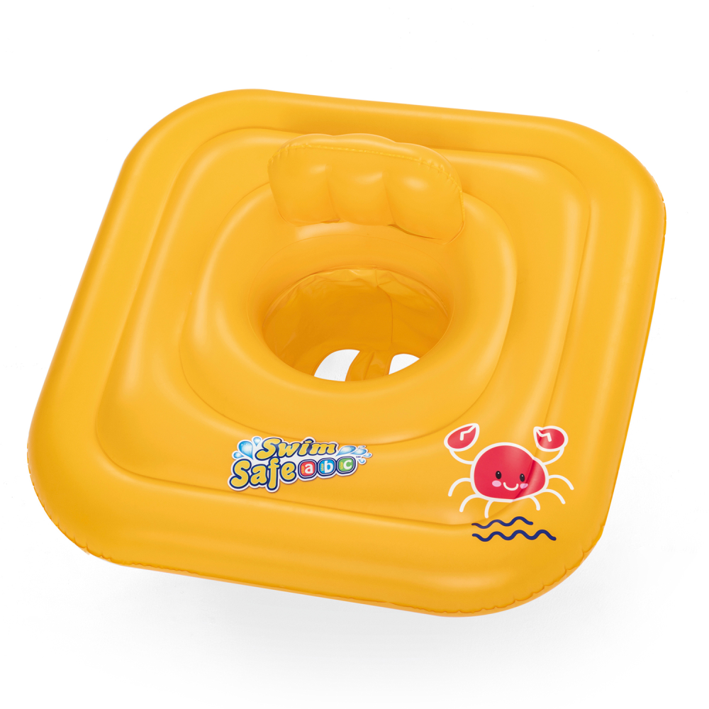 Bestway Bestway Swim Safe ABC Inflatable Baby Seat - Yellow | P-32050 - Sports & Outdoors - Lebanon