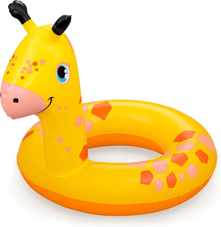 Bestway Bestway Inflatable Giraffe Swim Ring - Yellow | P-36464 - Sports & Outdoors - Lebanon