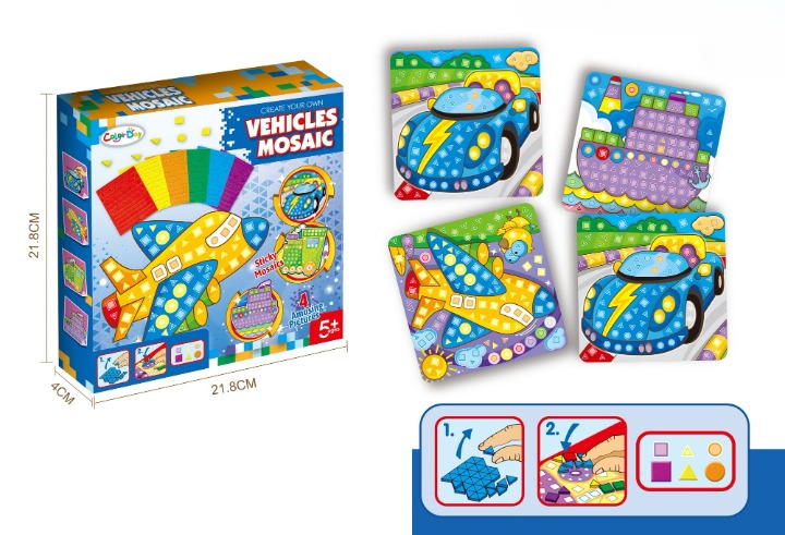 Color Day Create Your Own Vehicles Mosaic | 8208 - Toys & Games - Lebanon