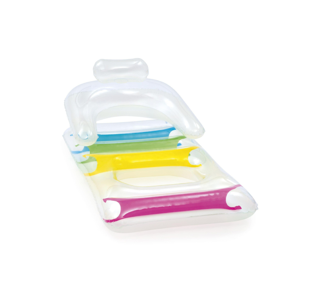 Bestway Bestway Inflatable Lounge Chair Float - Rainbow Design | P-43011 - Sports & Outdoors - Lebanon
