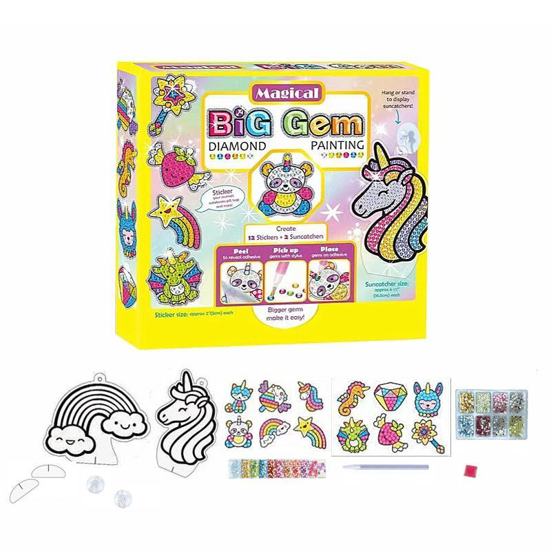 Magical Big Gem Diamond Painting | 9072E - Toys & Games - Lebanon
