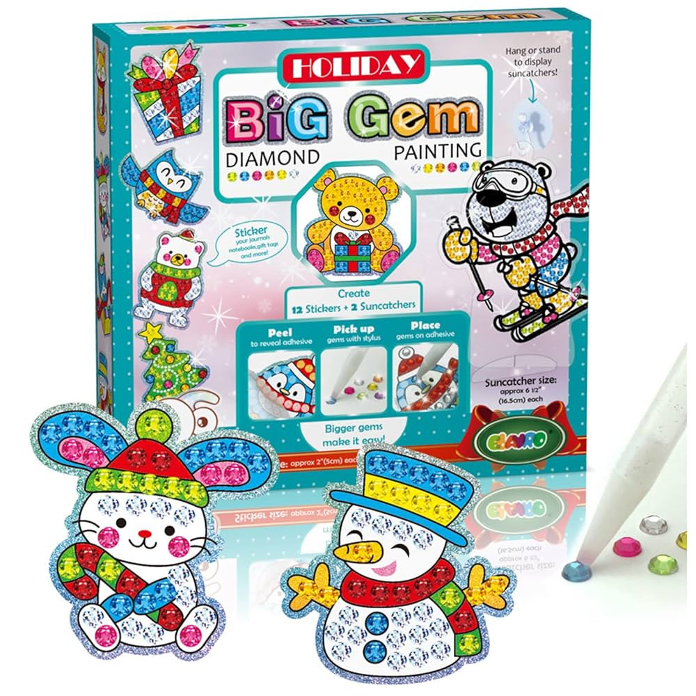  Holiday Big Gem Diamond Painting | 9075E - Toys & Games - Lebanon
