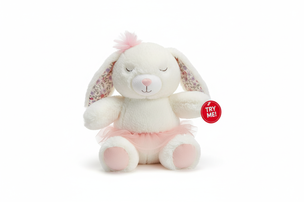 DreamGlow Light & Lullaby Bunny Plush | 586-4 - Toys & Games - Lebanon