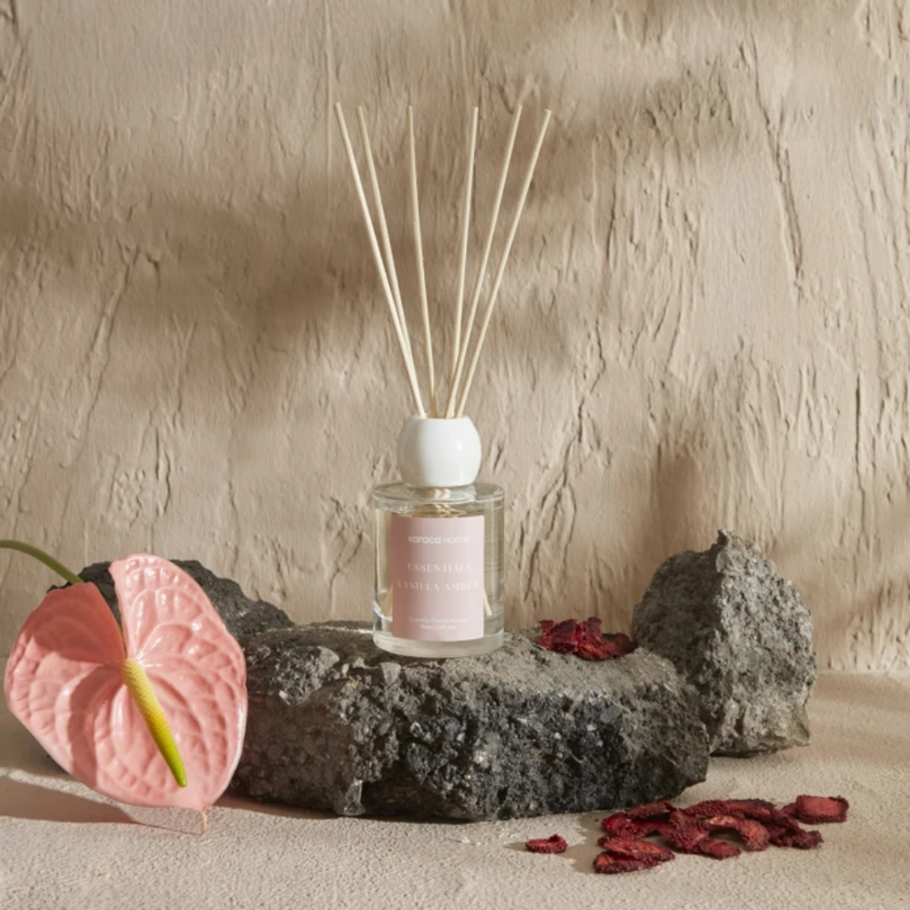 Karaca Karaca Home Essentials Stick Ambient Fragrance 100ML [Vanilla Amber] | 8680214361023 - Home & Kitchen - Lebanon