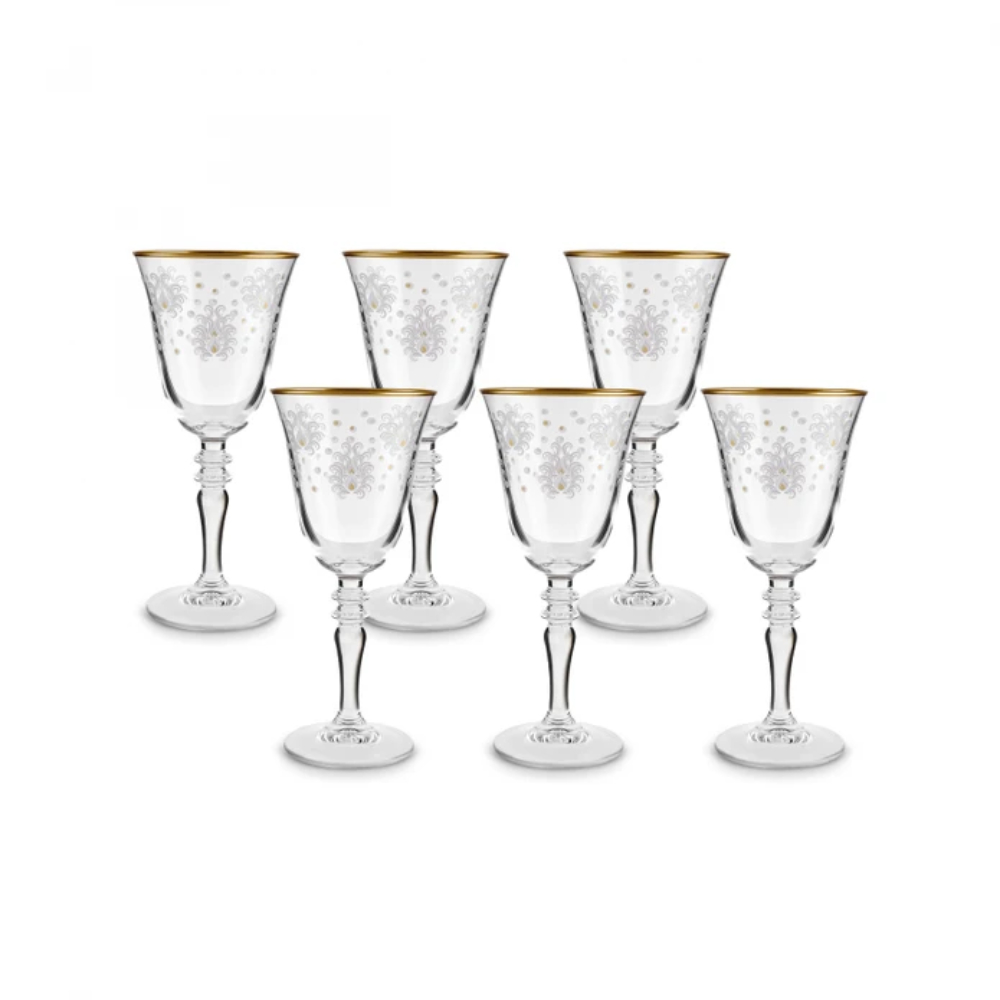 Karaca Karaca Derya 6Pcs Glass | 153.09.01.8428 - Home & Kitchen - Lebanon