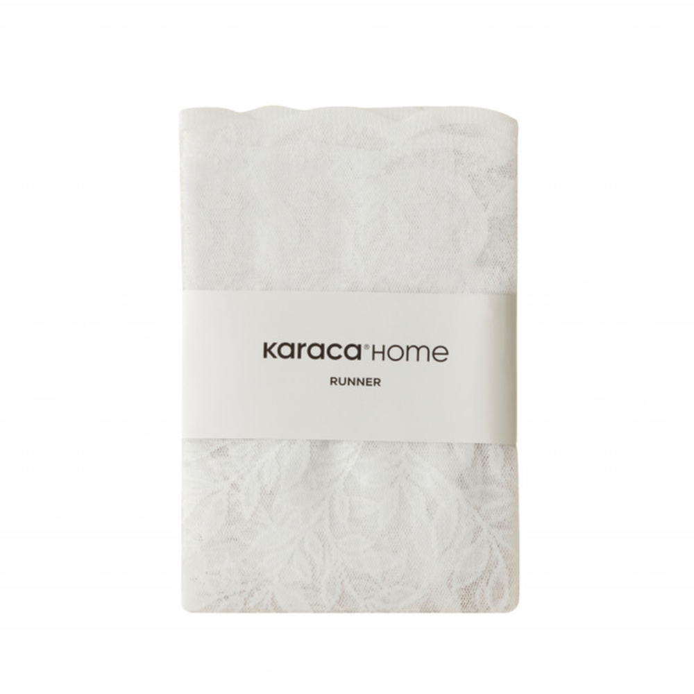 Karaca Karaca Home Hessa Runner [White] | 200.22.11.0403 - Home & Kitchen - Lebanon