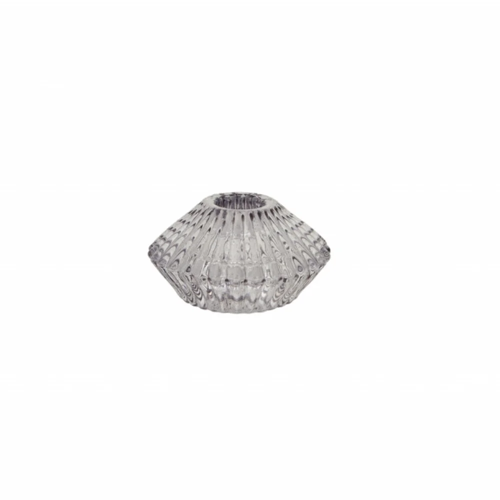 Karaca Karaca Home Pemy Double Sided Candle Holder [Grey] | 153.09.01.7024 - Home & Kitchen - Lebanon