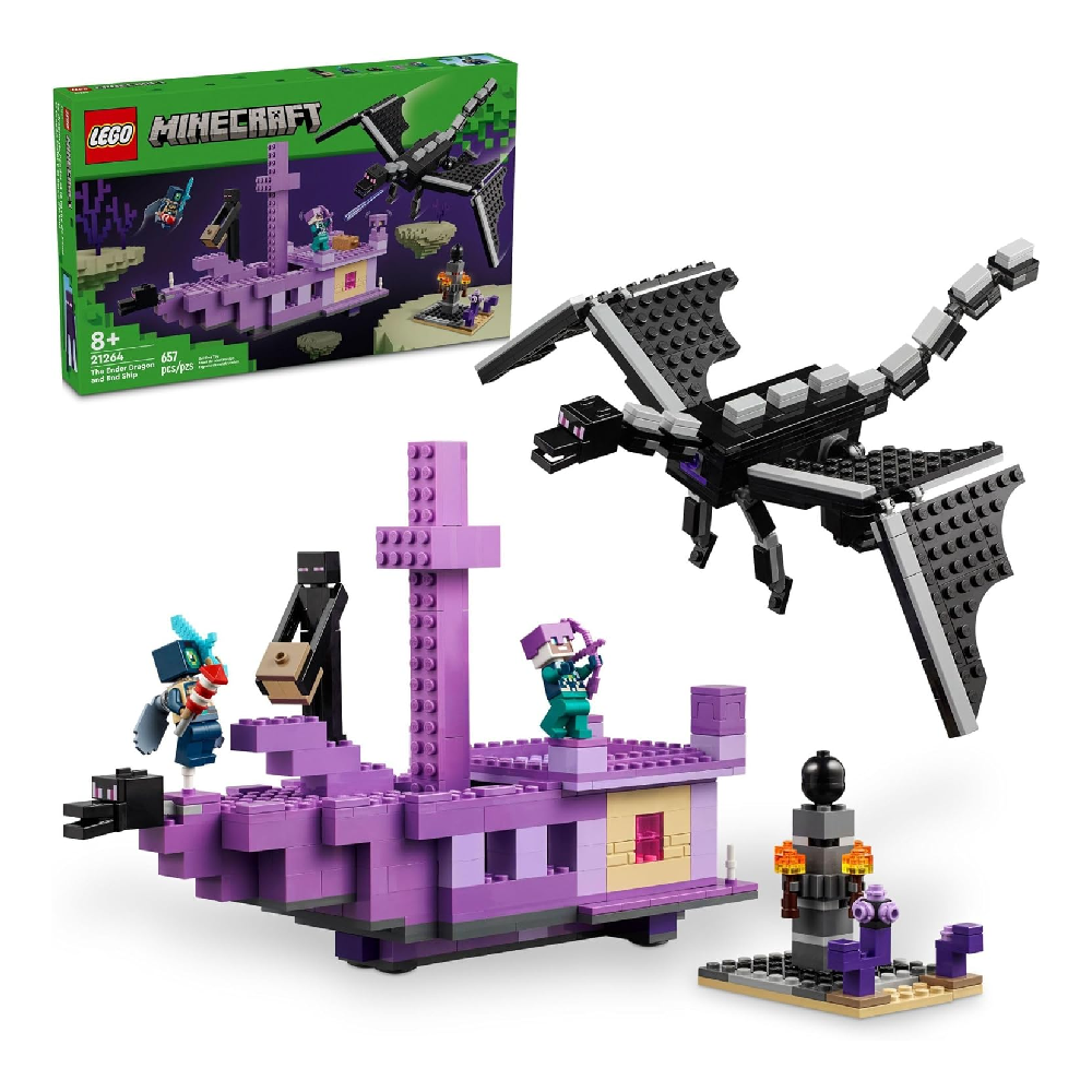 LEGO Lego Minecraft The Ender Dragon and End Ship Building Set | 21264 - Toys & Games - Lebanon
