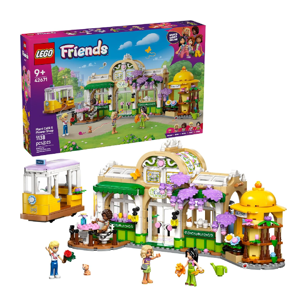 LEGO Lego Friends Plant Café & Flower Shop Pretend Play Building Toy Set | 42671 - Toys & Games - Lebanon