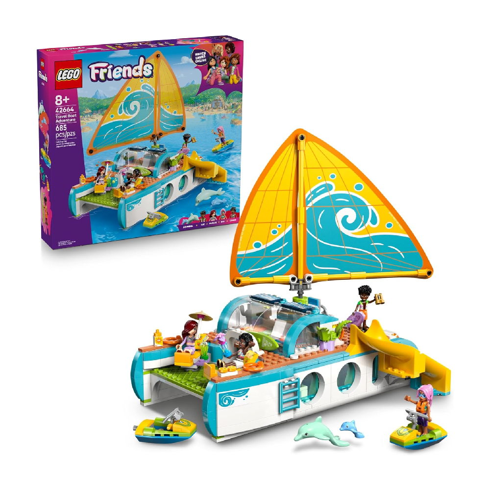 LEGO Lego Friends Travel Boat Adventure Pretend Play Building Toy Set | 42664 - Toys & Games - Lebanon