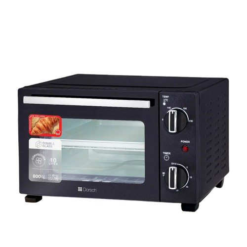 Dorsch Dorsch 800W 10L Double Glass Electric Oven | DH-07855 - Home & Kitchen - Lebanon