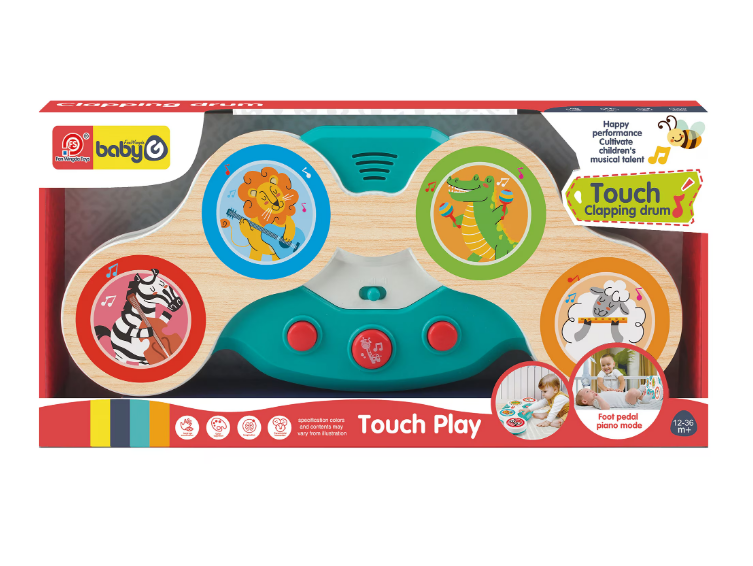 Touch Play Clapping Drum Musical Toy for Babies | 898-6094 - Toys & Games - Lebanon