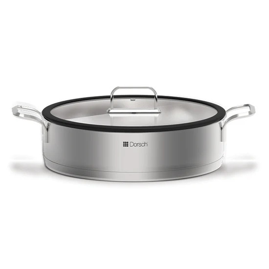 Dorsch Dorsch Stainless Steel Low Casserole 32cm 6.3 Litres | DH-03852 - Home & Kitchen - Lebanon