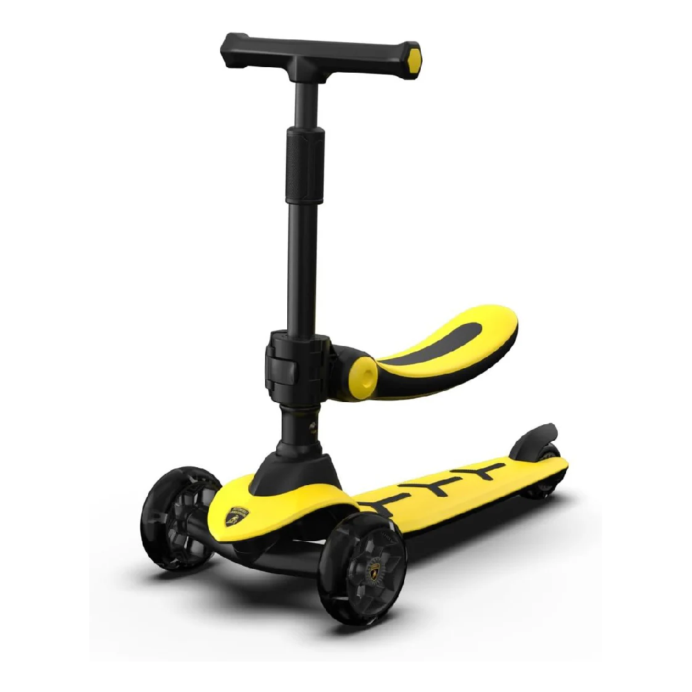 Yellow Convertible Kids Scooter With Seat (Inspired by Lamborghini) | LB2005-S - Toys & Games - Lebanon