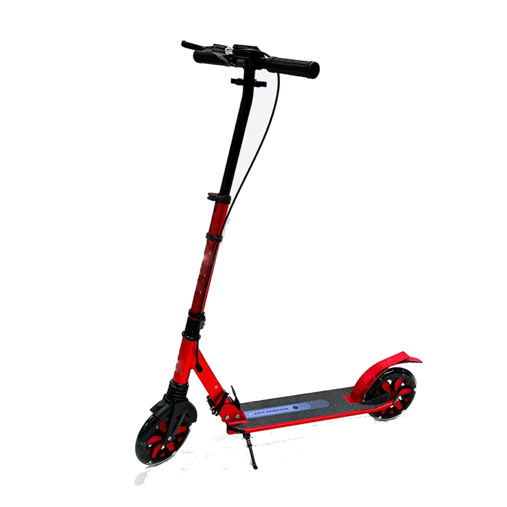 Foldable Kick Scooter - Red | 409-6 - Toys & Games - Lebanon