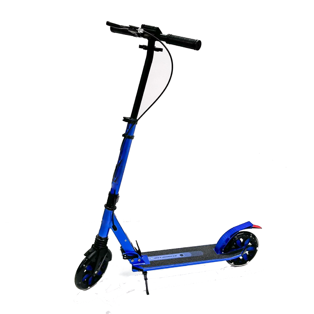 Foldable Kick Scooter - Blue | 409-6 - Toys & Games - Lebanon