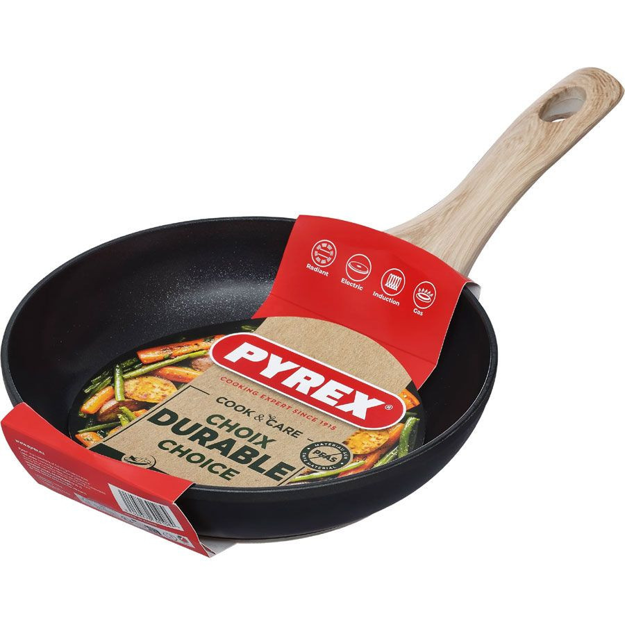 Pyrex Pyrex Cook & Care Non Stick Frying Pan - 22cm | CR22BF6 - Home & Kitchen - Lebanon