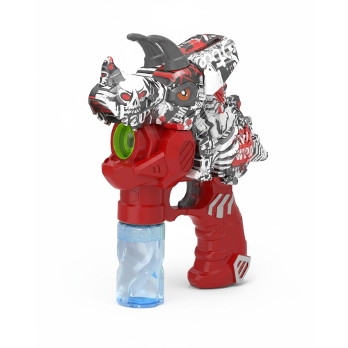 YATESI Dinosaur Bubble Gun - Red | 1014R - Toys & Games - Lebanon