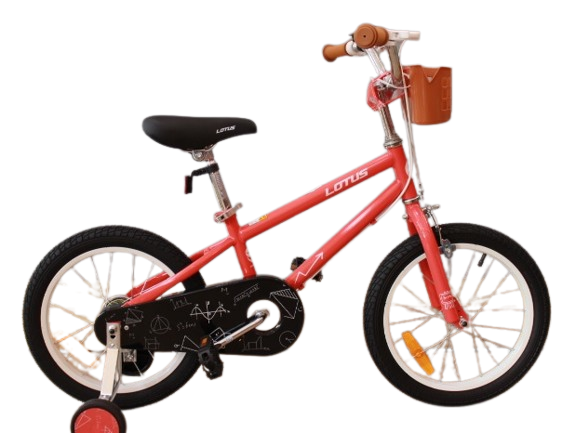 Lotus Kid's Bicycle 16 inch - Red | JK2212021-16R - Sports & Outdoors - Lebanon