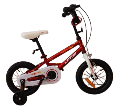Lotus Kid's Bicycle 12 inch - Red | JK2212022-12R - Sports & Outdoors - Lebanon