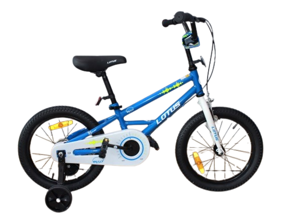 Lotus Kid's Bicycle 16 inch - Blue | JK2212022-16B - Sports & Outdoors - Lebanon
