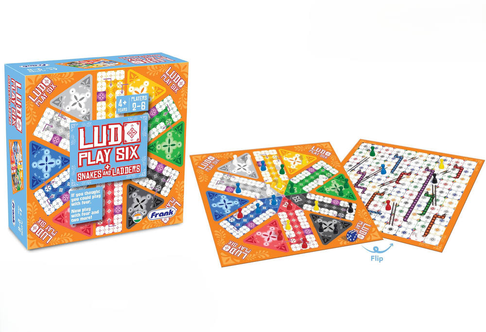 Frank Frank Ludo Play Six + Snakes And Ladders | 22137 - Toys & Games - Lebanon