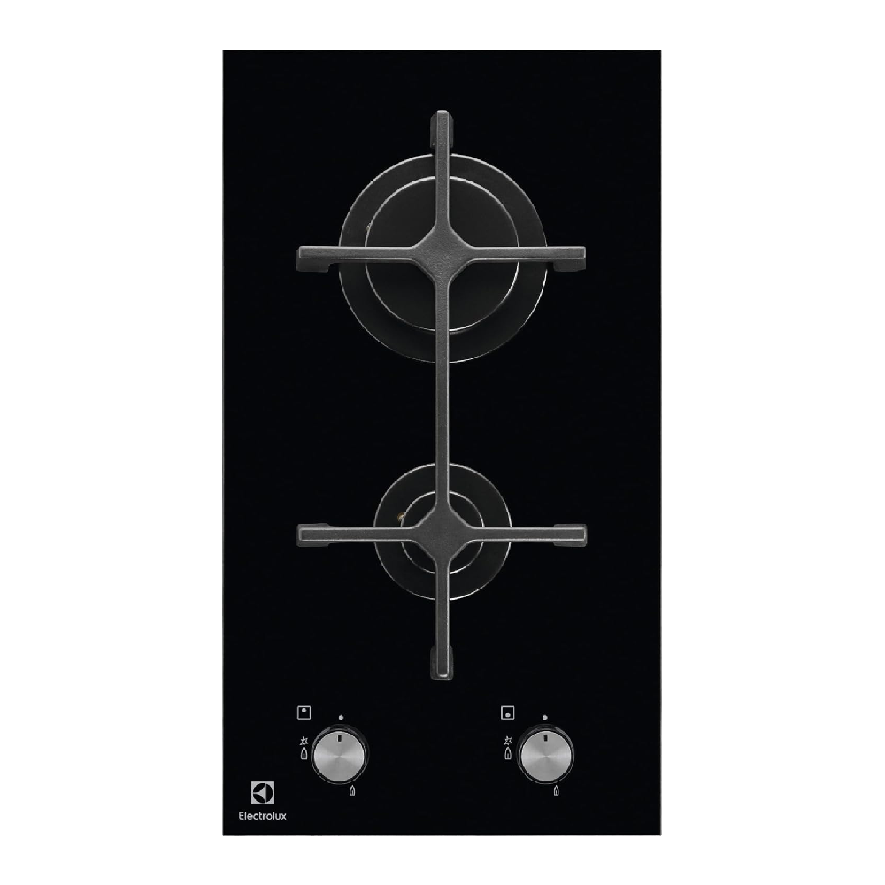 Electrolux Electrolux 30cm Built-in Gas Ceramic Hob with 2 Burners | EGC3322NOK - Home & Kitchen - Lebanon