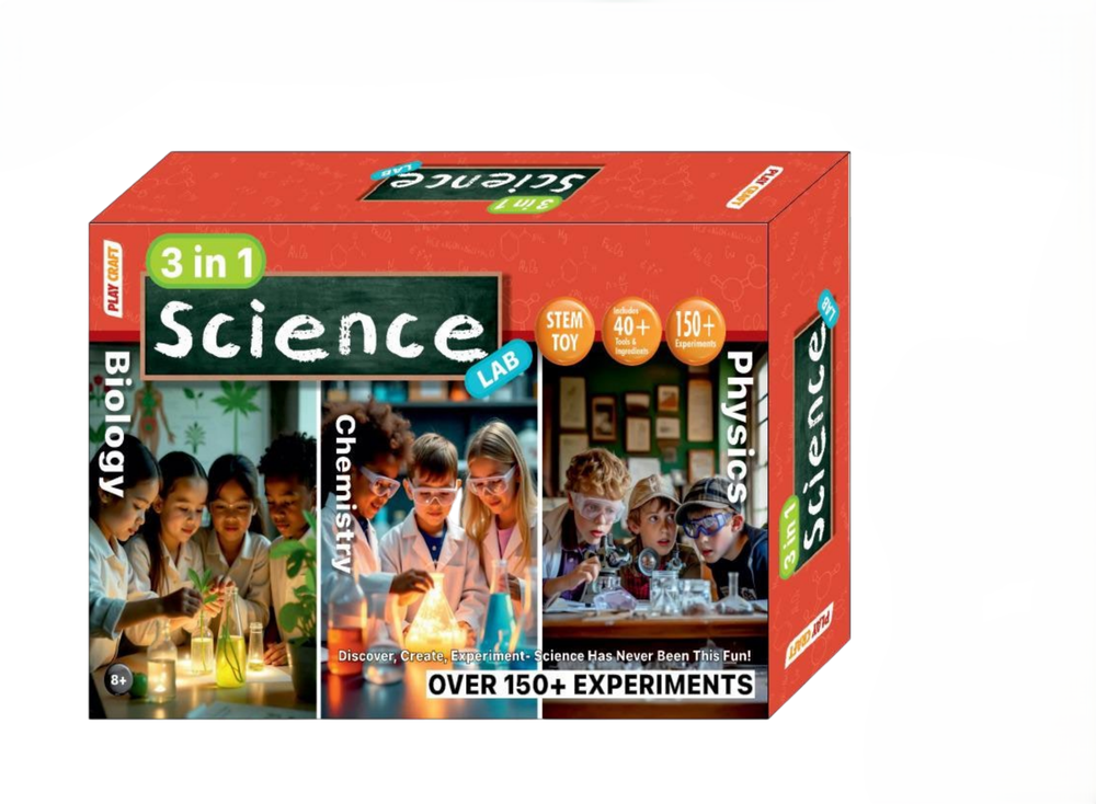Play Craft 3-in-1 Science Lab Over 150+ Experiments | 151 - Toys & Games - Lebanon