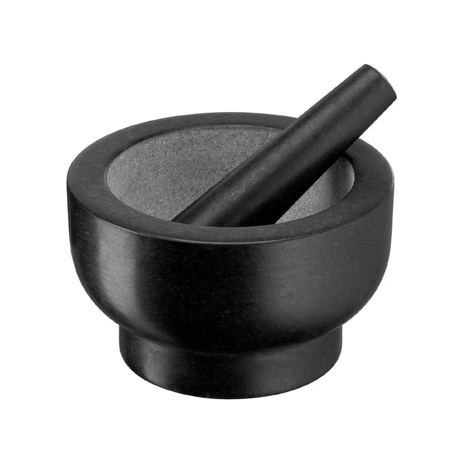 Tefal Tefal Granite Mortar and Pestle, 14.5 cm Diameter Jamie Oliver Series for Chopping Herbs and Spices | K1823255 - Home & Kitchen - Lebanon