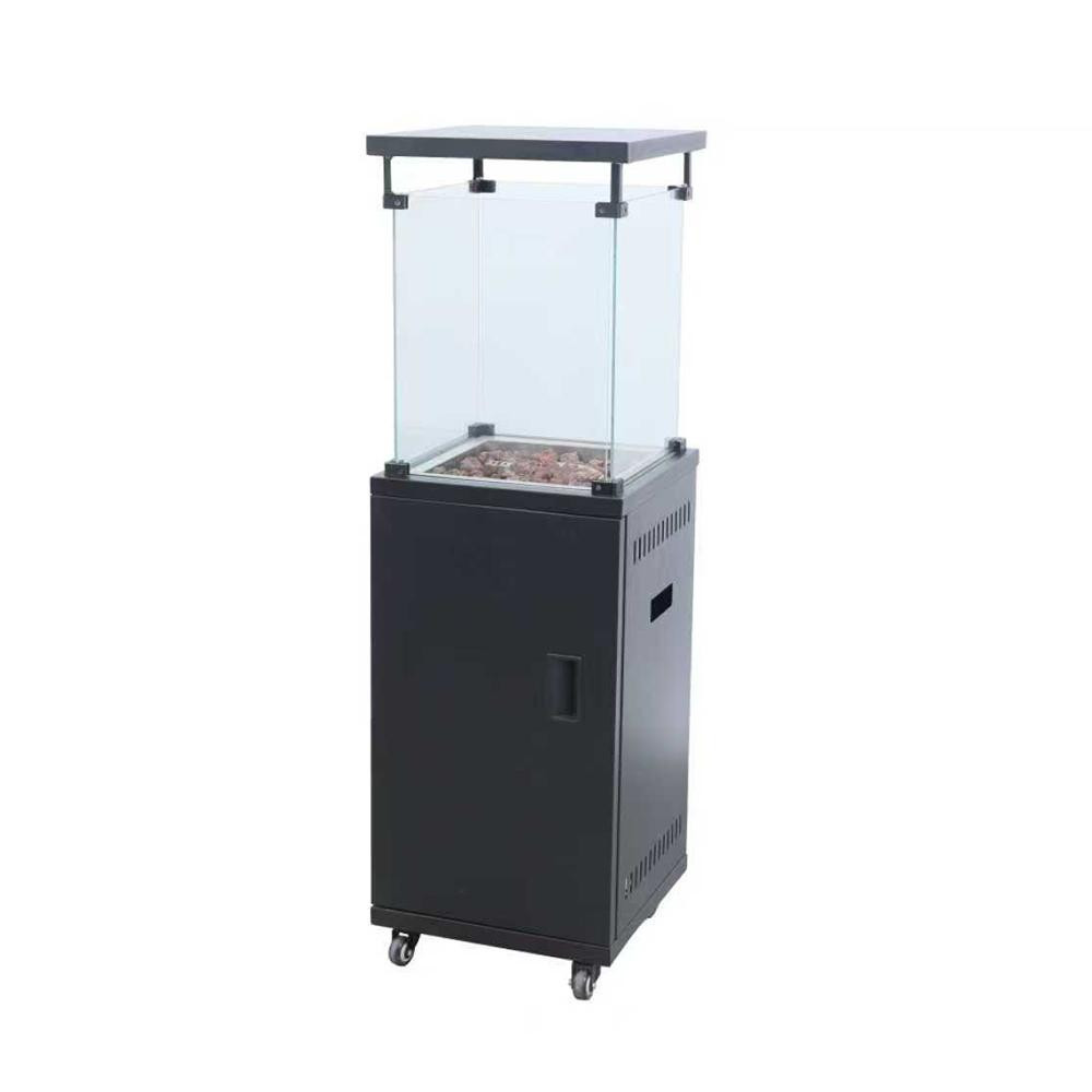 Perfetto Perfetto Square Fire Pit With Glass View | PRFOD4 - Home & Kitchen - Lebanon