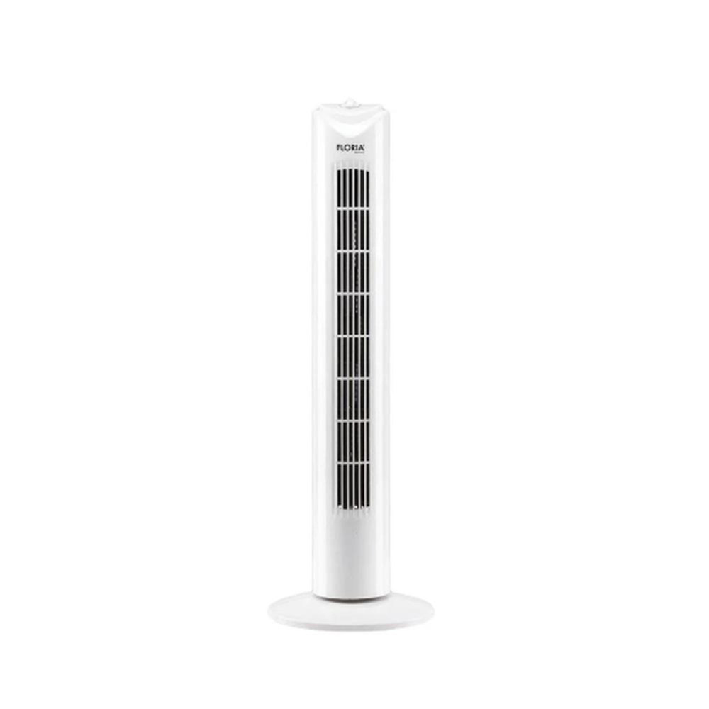 Zilan Zilan Floria Tower Fan 45W, 3 Speed Settings – White Finish | ZLN3833 - Home & Kitchen - Lebanon