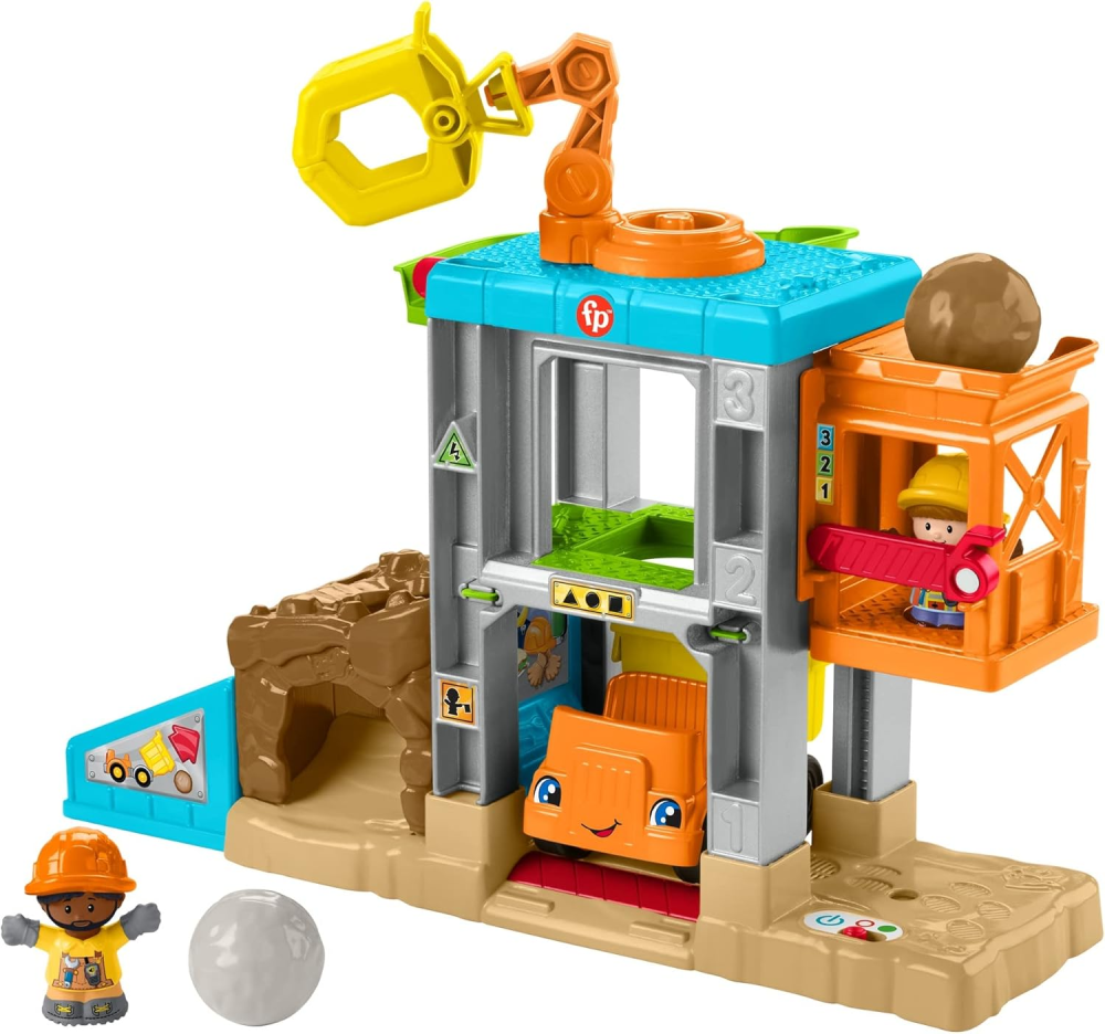 Fisher Price Fisher Price Little People Load Up 'n Learn Construction Site | MTFPHCJ64 - Toys & Games - Lebanon