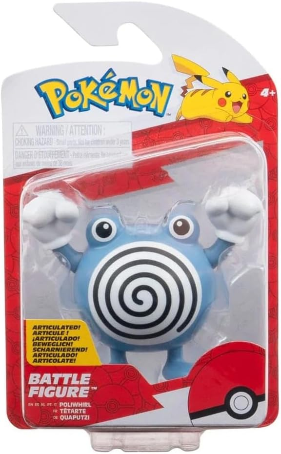 Pokemon Pokemon Battle Figure - Quaputzi Official Detailed Figure 7.5 cm | PKW3584 - Toys & Games - Lebanon
