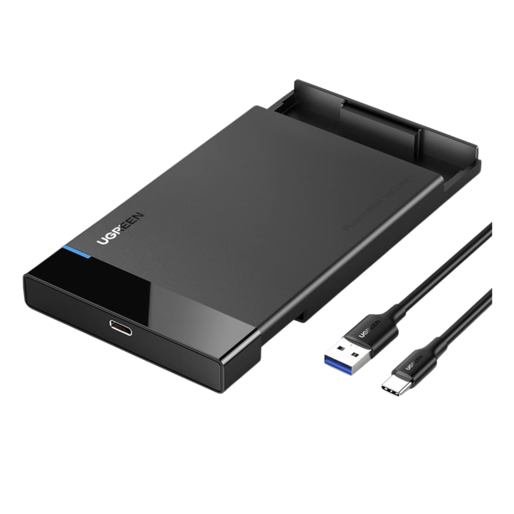 UGREEN UGREEN 60735 — 2.5" SATA External Hard Drive Enclosure | USB-C & USB-A | 6Gbps Tool-Free - Computers & Tech - Lebanon