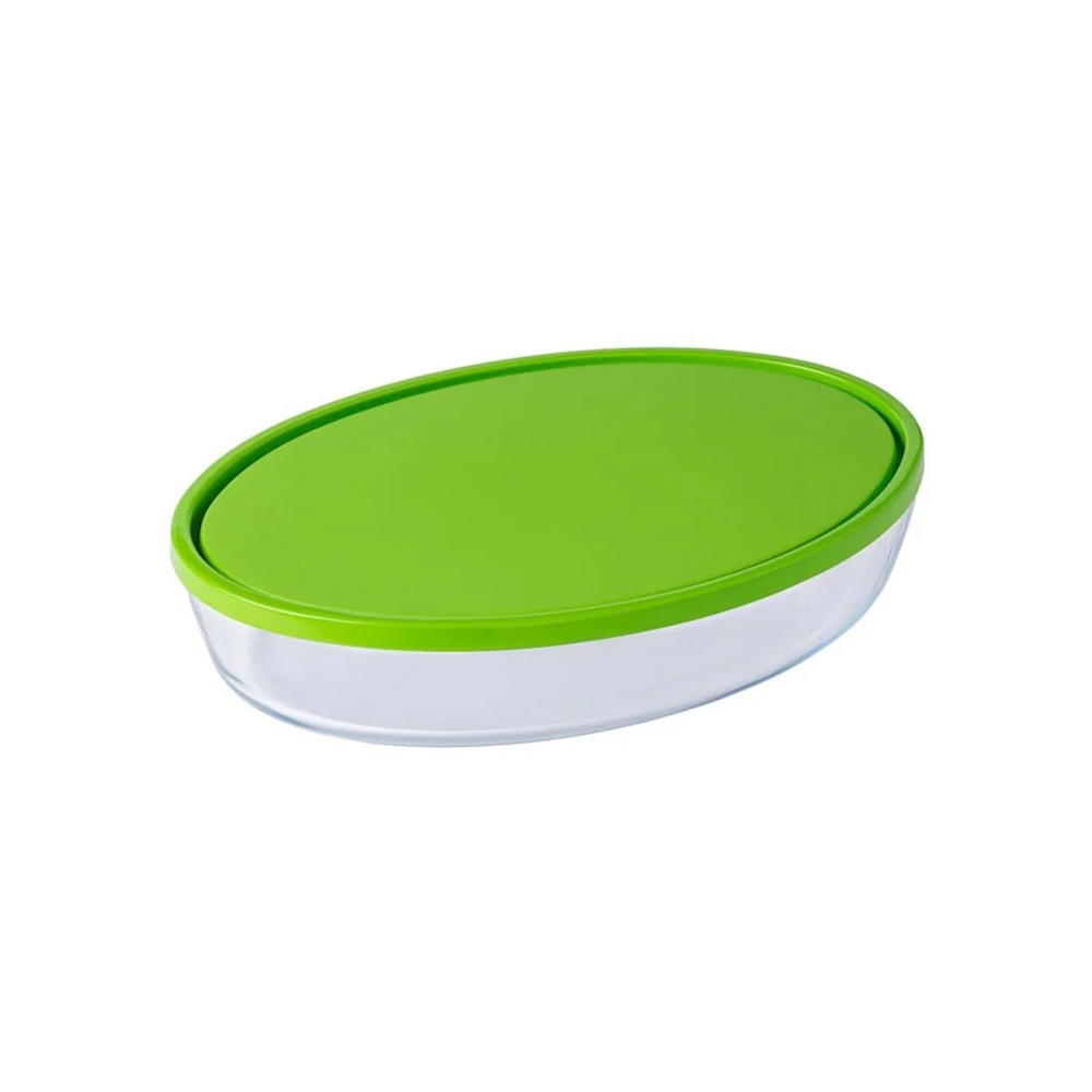 Pyrex PYREX Glass Oval Roaster with Lid 35 cm - High-Resistance Bakeware - Home & Kitchen - Lebanon