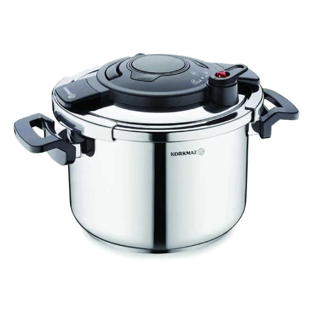 Korkmaz Korkmaz Alessa Pressure Cooker - 10L | A173-02 - Home & Kitchen - Lebanon