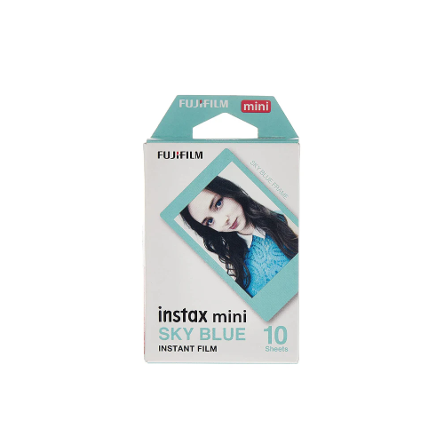 Fujifilm Fujifilm Instax Mini Sky Blue Film - 10 Sheets | FUJFMINSTAXMINI1PKBLUFRA - TV, Cameras & Photography - Lebanon