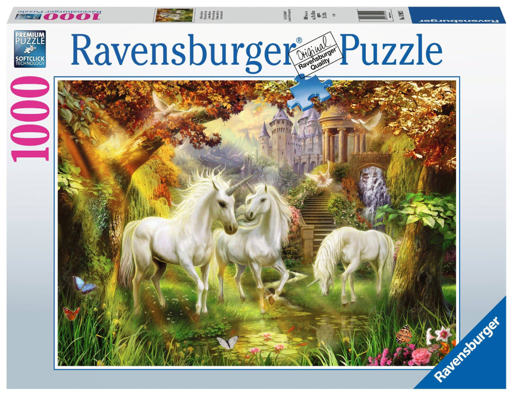 Ravensburger Ravensburger Unicorns in the Forest 1000 Piece Puzzle | RV15992-5 - Toys & Games - Lebanon