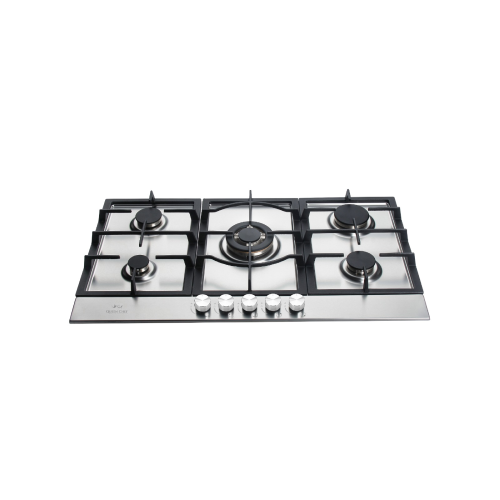 Queen Chef Queen Chef Built-in Gas Hob 5 Burners - Stainless Steel | QCHB90-5GS/S (HB) - Home & Kitchen - Lebanon