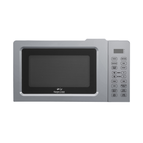 Queen Chef Queen Chef Compact 20L Digital Microwave 700W – Silver | QCMD-20/S - Home & Kitchen - Lebanon