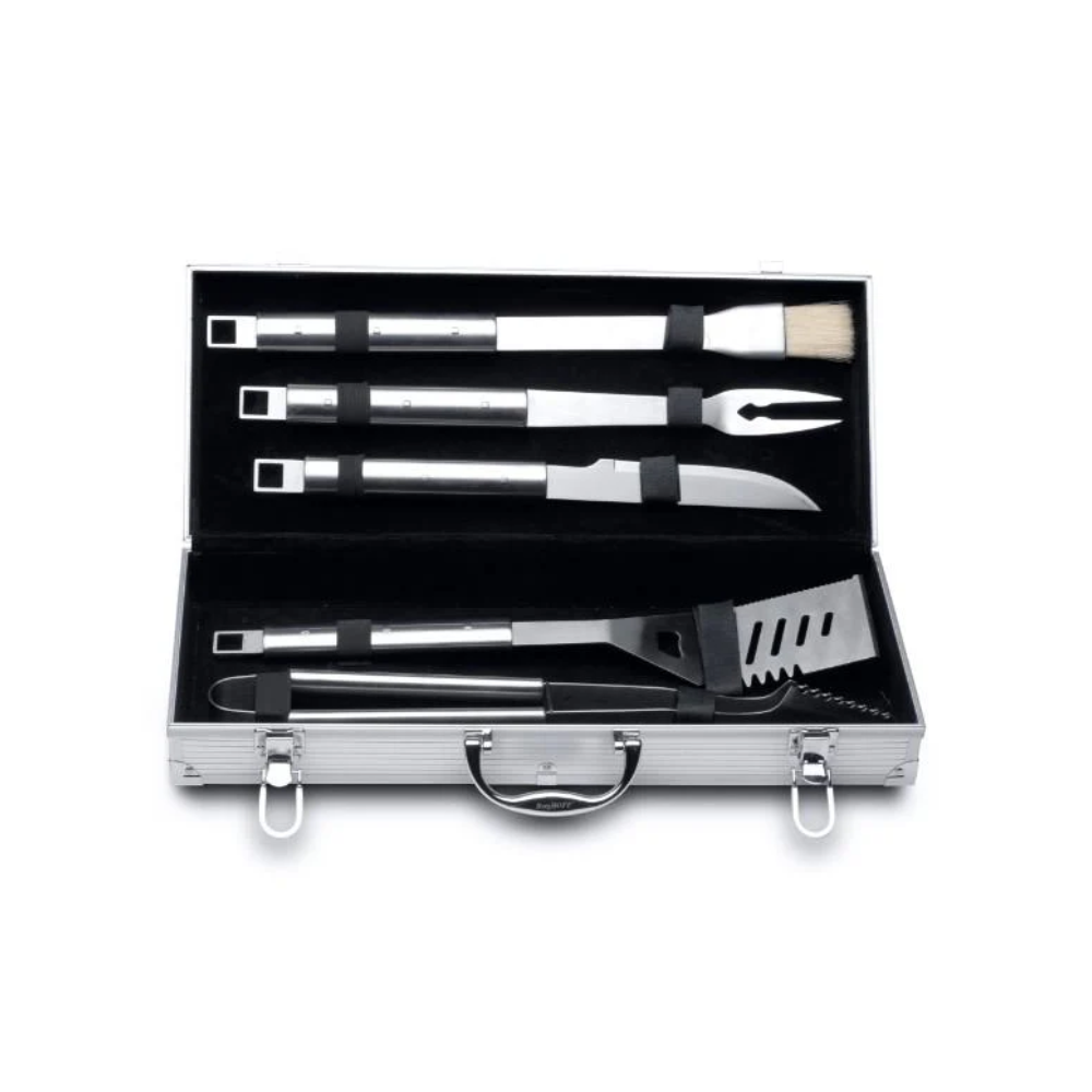 Berghoff 6pc BBQ Set Aluminium Case Cubo | 1108180