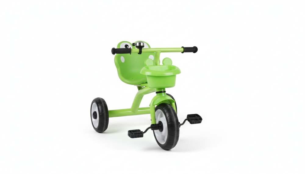 undefined Green Kids Tricycle with Basket & Streamers | AL281 - Toys & Games - Lebanon