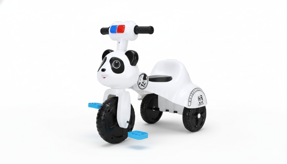 undefined White Panda Kids Tricycle - Ride-On Balance Bike | 1022 - Toys & Games - Lebanon