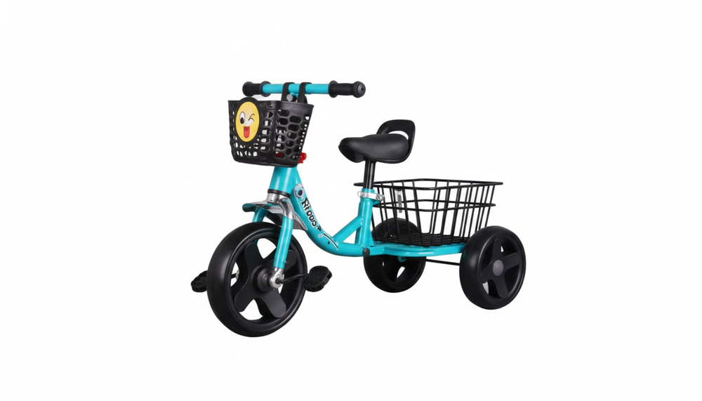 undefined Blue Kids Tricycle with Dual Baskets | 566 - Toys & Games - Lebanon
