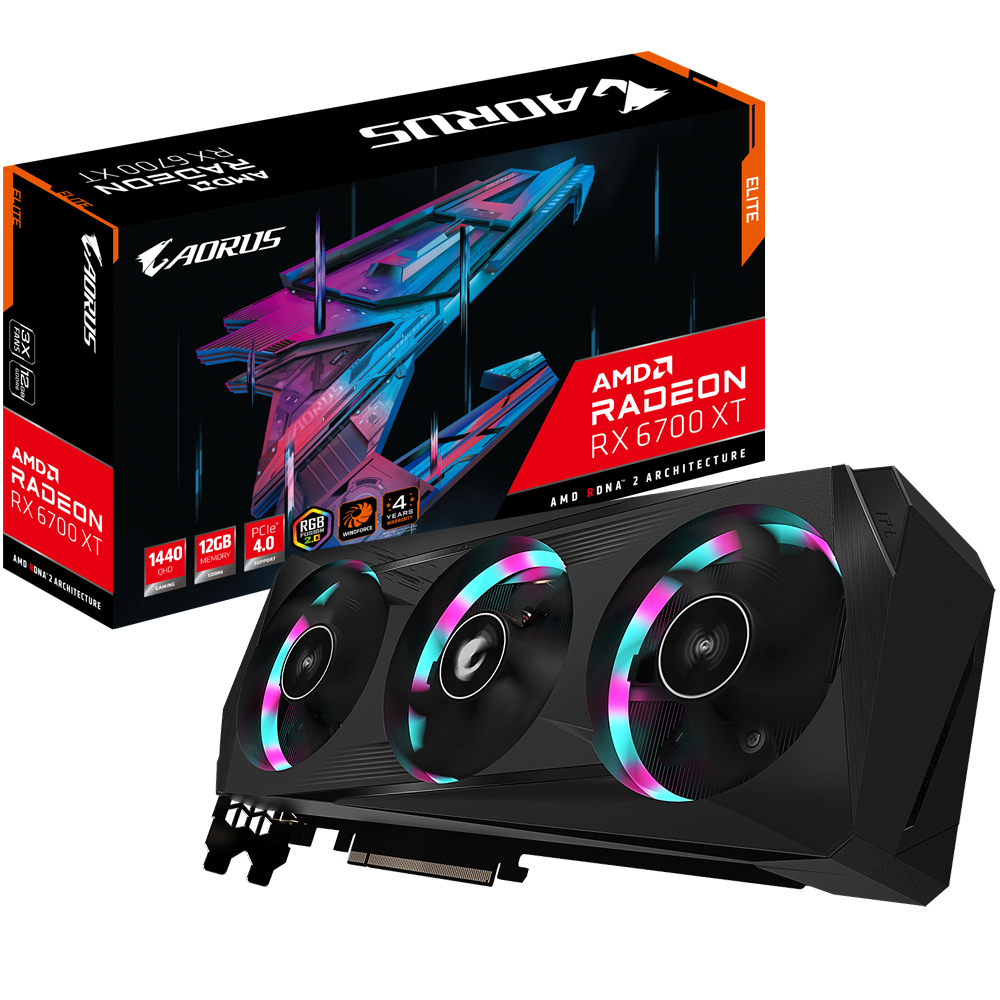 Gigabyte GIGABYTE AORUS Radeon RX 6700 XT ELITE 12G | RX 6700 XT ELITE - Computers & Tech - Lebanon